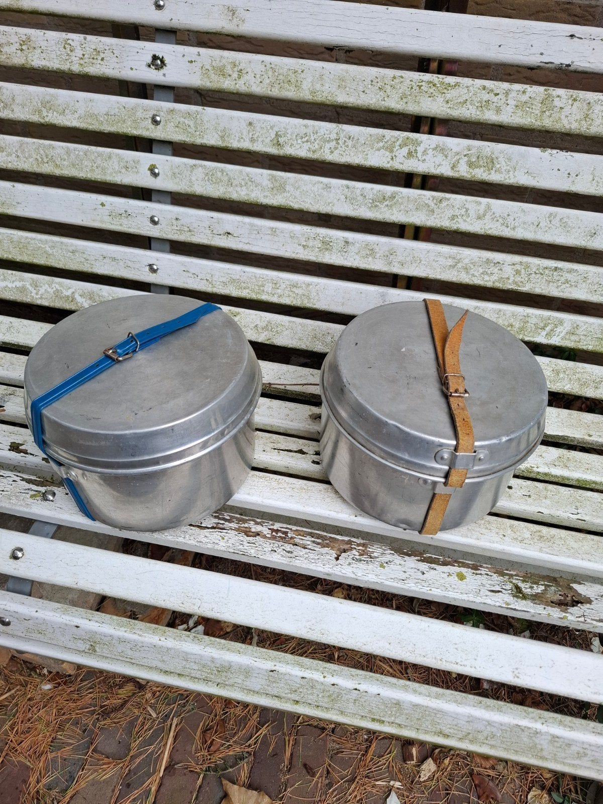 Lichtgewicht aluminium kampeer kookset - 2 stuks, Caravans en Kamperen, Ophalen of Verzenden, Gebruikt