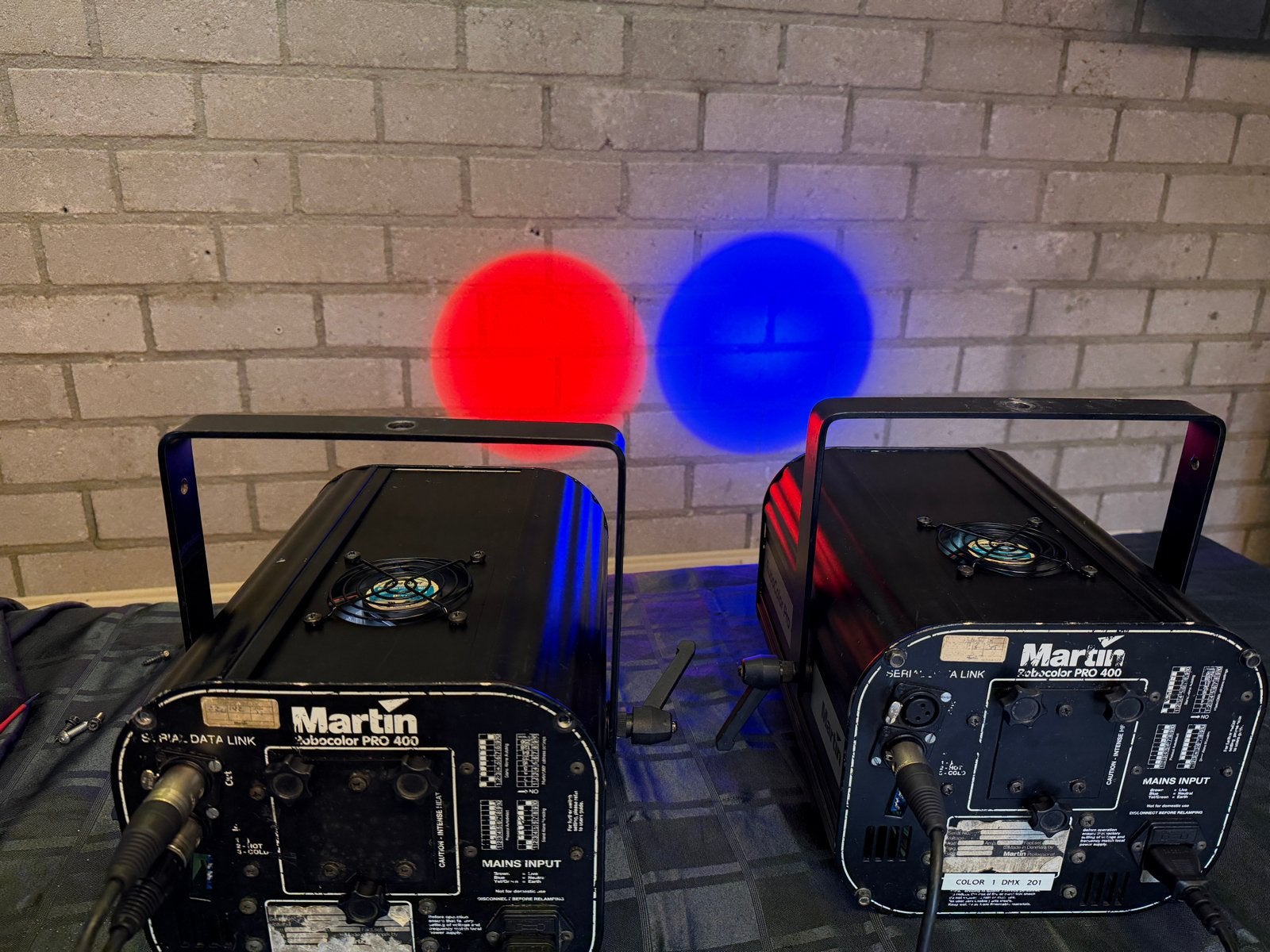 Martin Robocolor Pro 400 set van 2, Ophalen, Gebruikt, Licht, Kleur