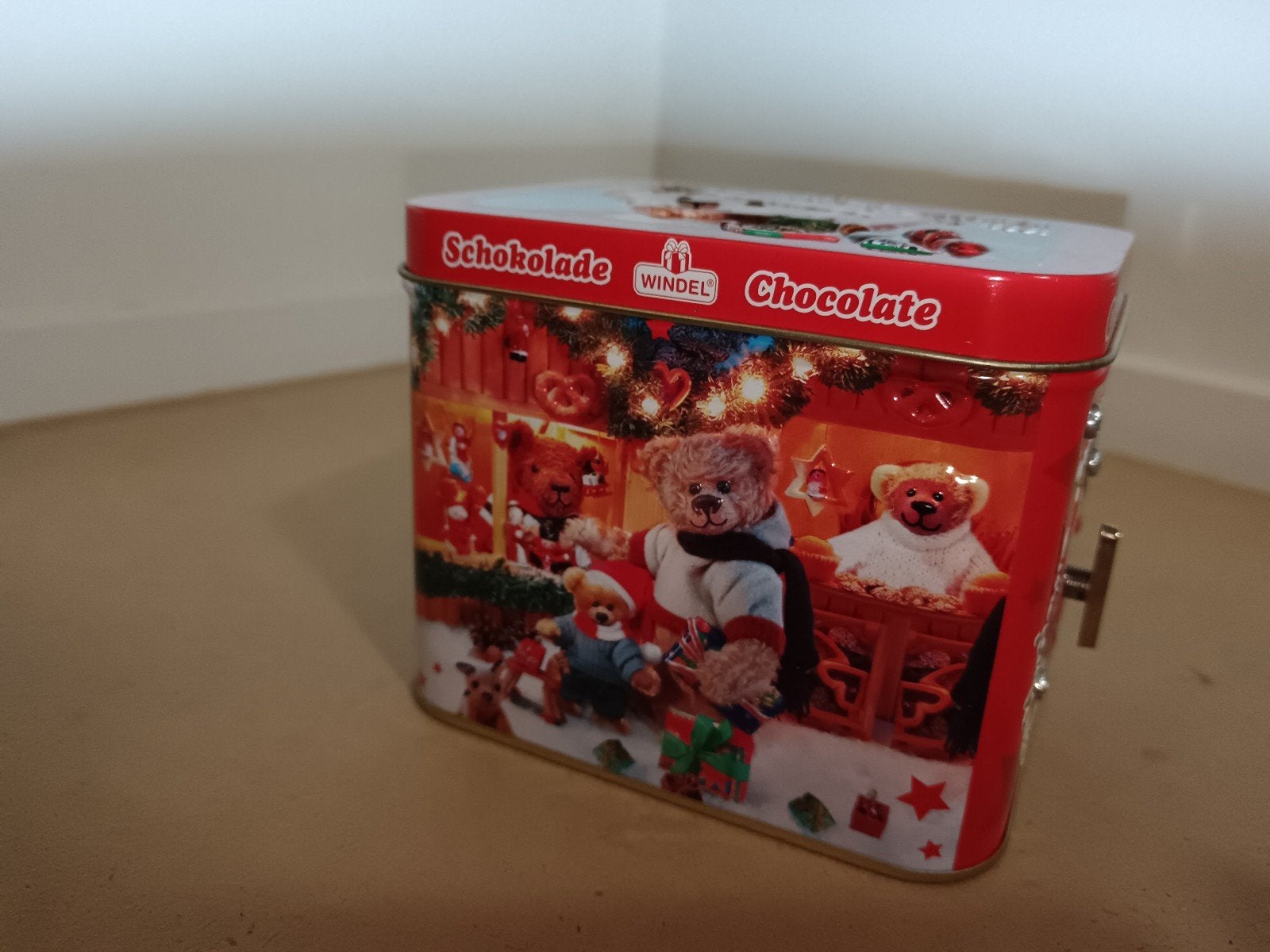 Muziekdoosje Windel Chocolade blik Kerstberen, Verzamelen, Ophalen of Verzenden, Nieuw, Overige, Overige merken