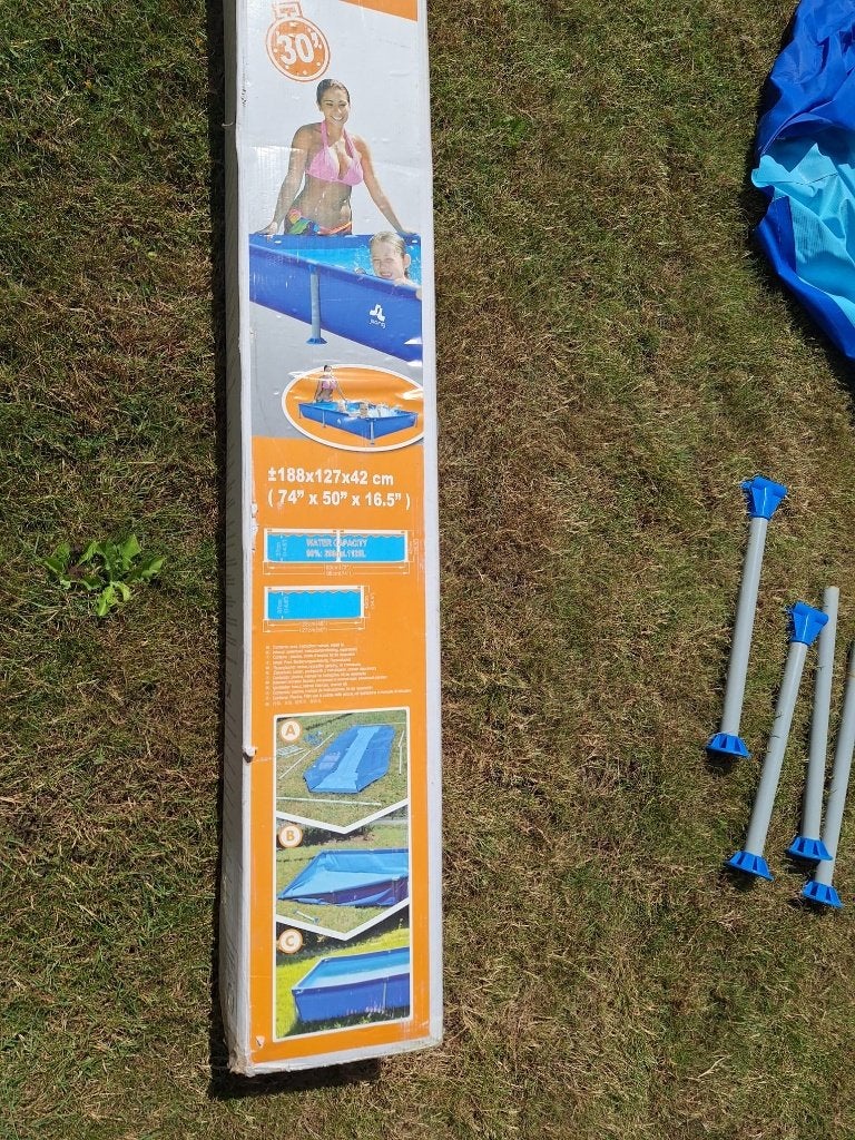 Bestway Frame Zwembad 188x127x42 cm, Ophalen, Gebruikt, Minder dan 80 cm, Minder dan 200 cm