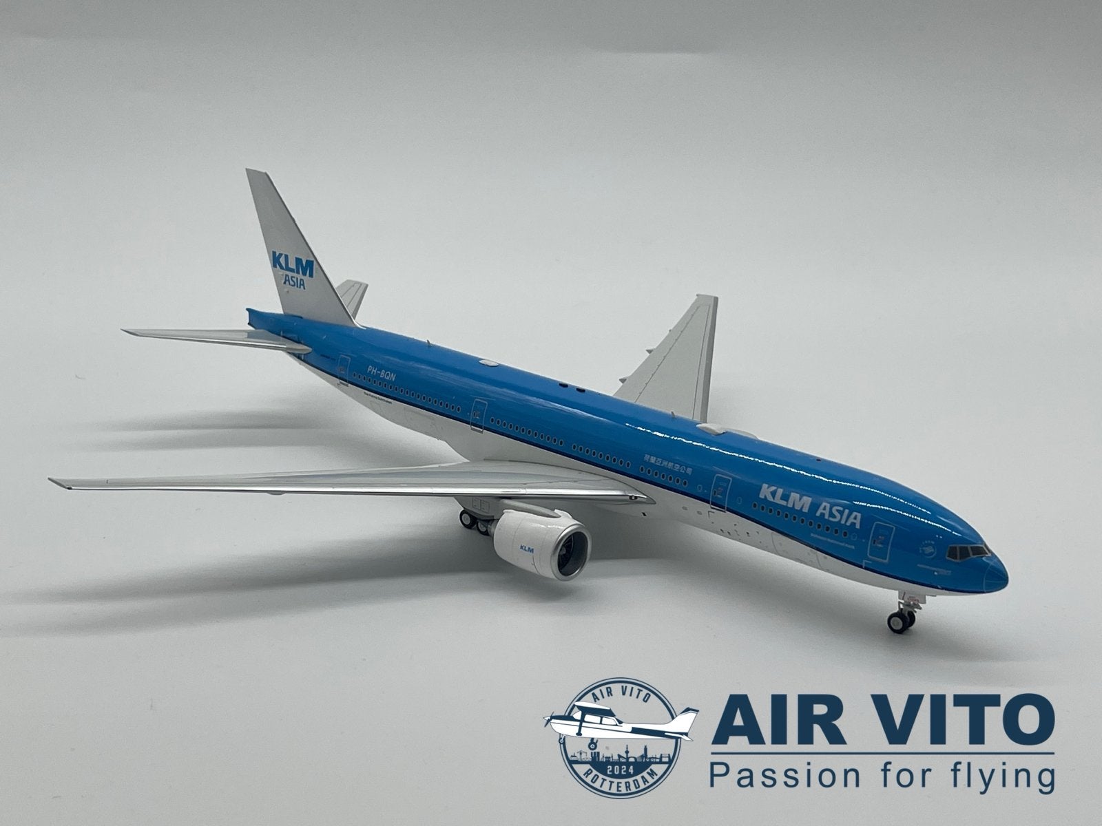Inflight200 KLM Asia Boeing 777-200 PH-BQN Schaalmodel 1:200, Schaalmodel, 2992JB, Ophalen of Verzenden, Operations@airvito.com