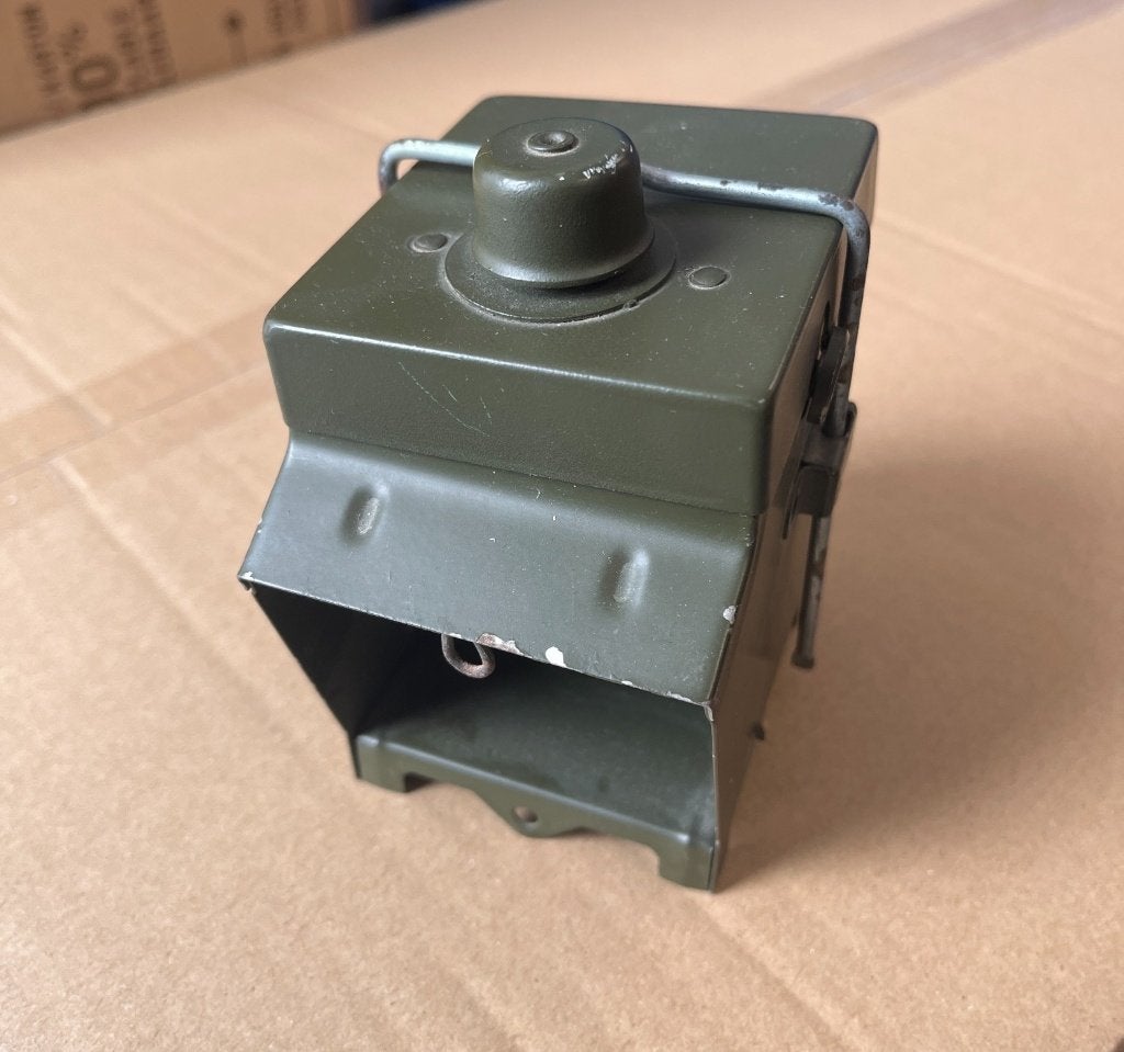 WW2 lantaarn - Tweede Wereldoorlog militaire lamp, Ophalen of Verzenden, Nederland, Overige typen