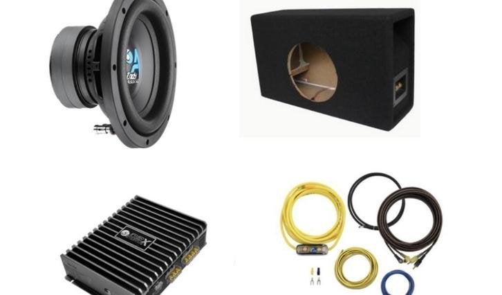 Subwooferset Bassface pack 10 200 watt RMS, Auto diversen, Niet ingevuld, Niet ingevuld, Nieuw, Ophalen of Verzenden