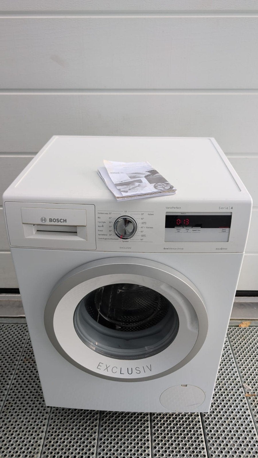Bosch Serie 4 Wasmachine, Witgoed en Apparatuur, Ophalen, 1200 tot 1600 toeren, 85 tot 90 cm