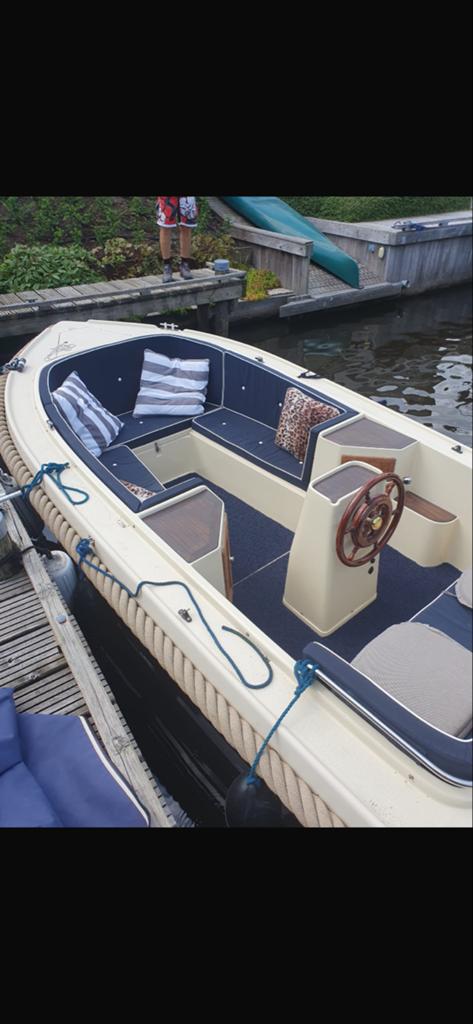 Oud Huijzer Sloep met geremde trailer, Watersport en Boten, Sloepen, Ophalen, Gebruikt, Oud Huijzer, Kussenset