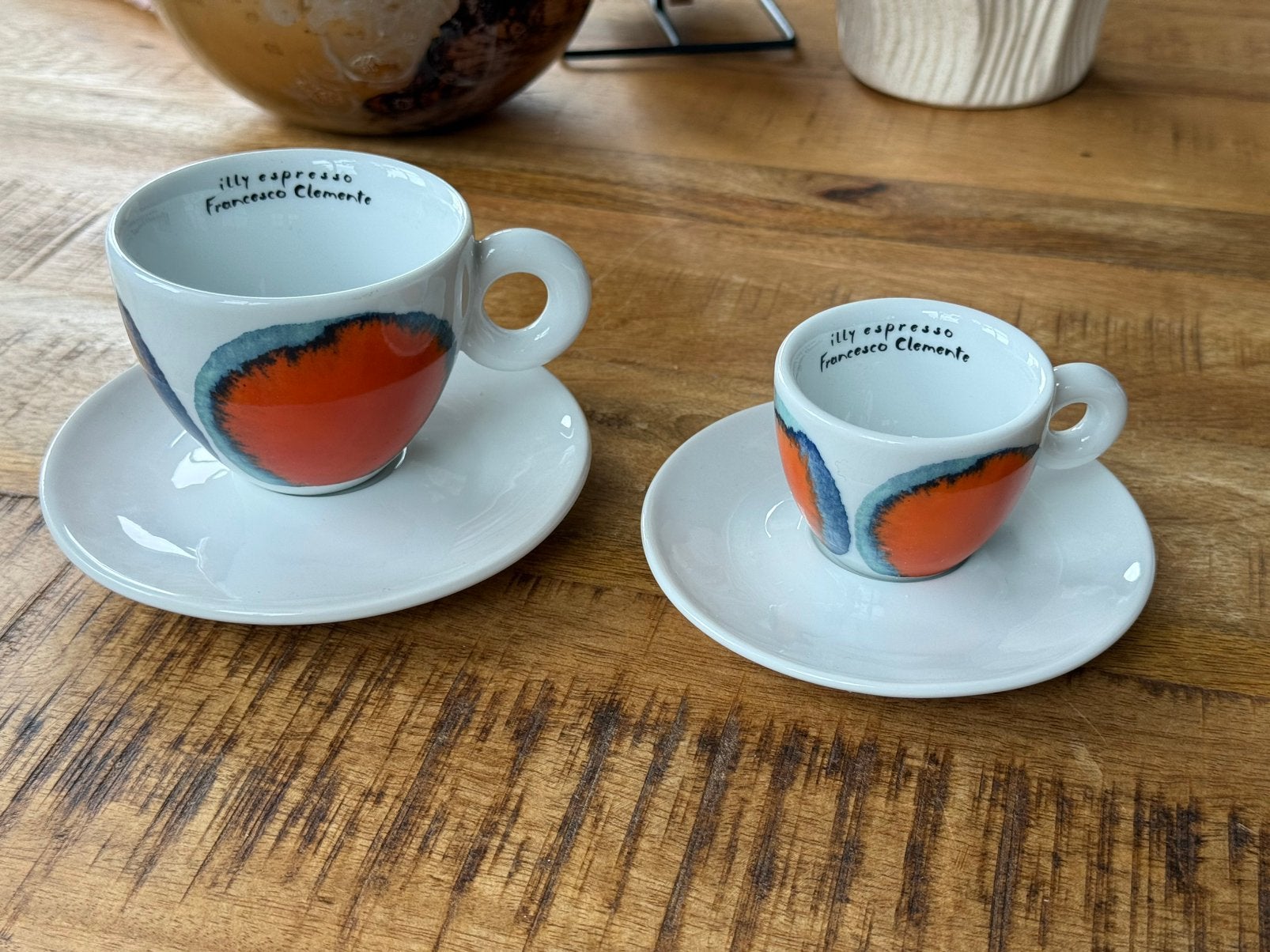 Illy Art Collection: Francesco Clemente IPA Italy, Ophalen, Zo goed als nieuw, Porselein, Kop en/of schotel