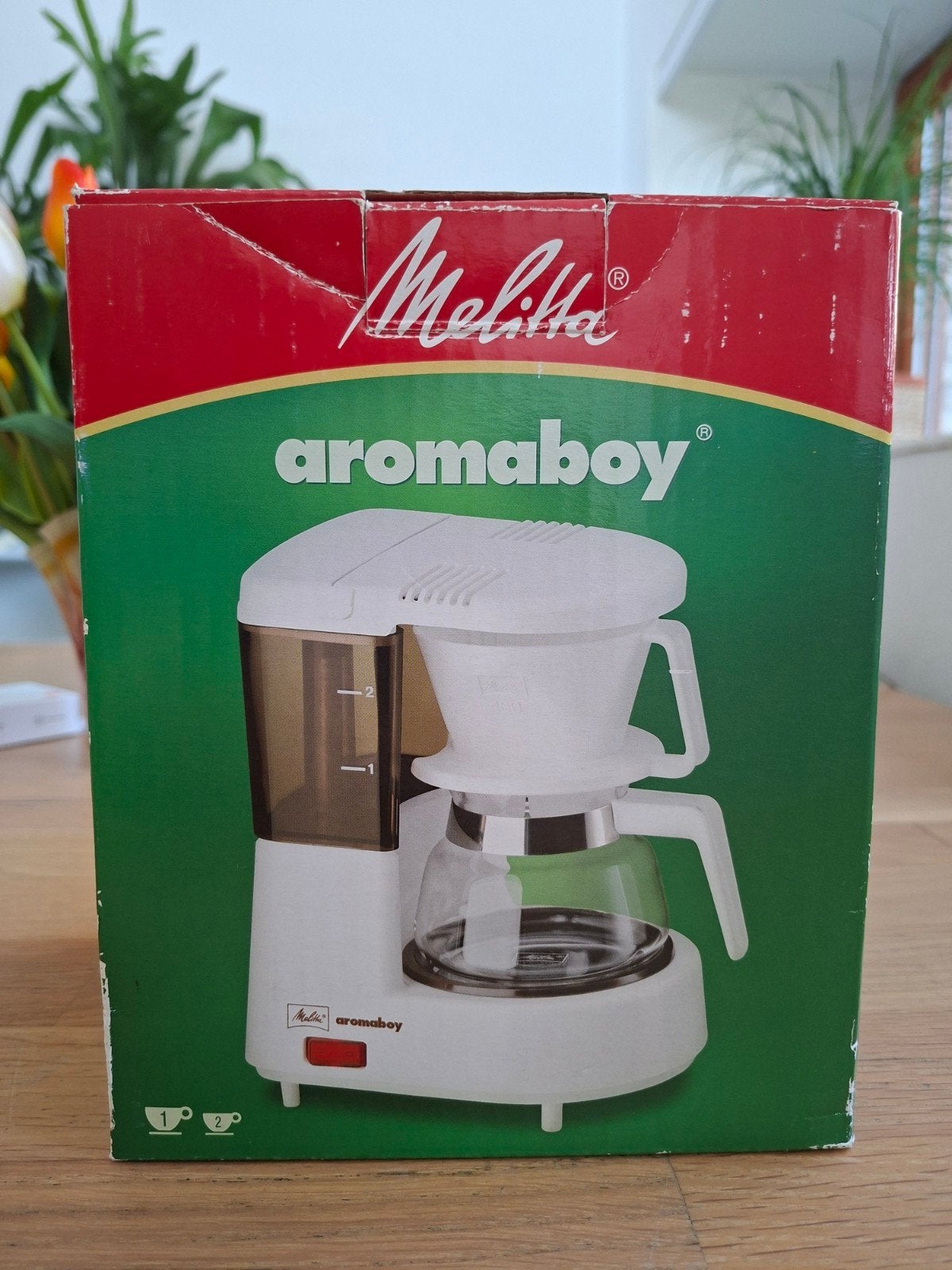 Mini koffiezetter Melitta Aromaboy, Ophalen of Verzenden, Zo goed als nieuw, Koffiemachine