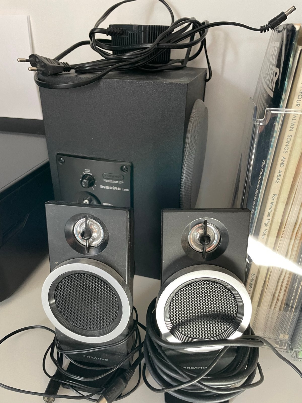 Creative Inspire T3100 2.1 Luidsprekerset met Subwoofer, Computers en Software, Ophalen, Gebruikt, Audiokanaal 2.1