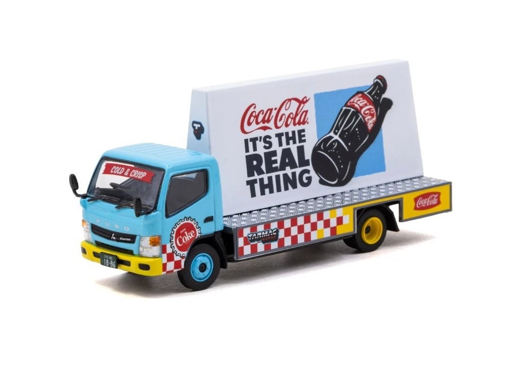 Mitsubishi Fuso Canter Coca Cola v2 1:64 Tarmac Tar183, Verzenden, Nieuw, Bus of Vrachtwagen