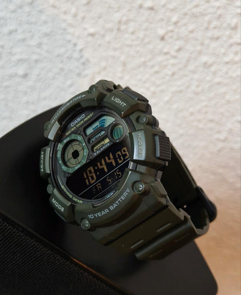 Casio horloge, Ophalen of Verzenden, Zo goed als nieuw, Zwart, IOS