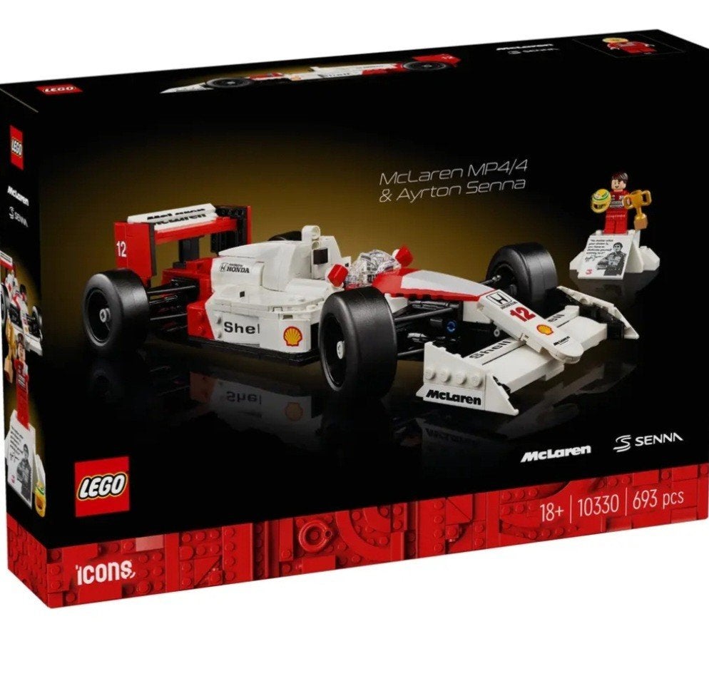 LEGO 10330 Icons: McLaren MP4/4 en Ayrton Senna, Lego, Nieuw, Ophalen of Verzenden, Icons