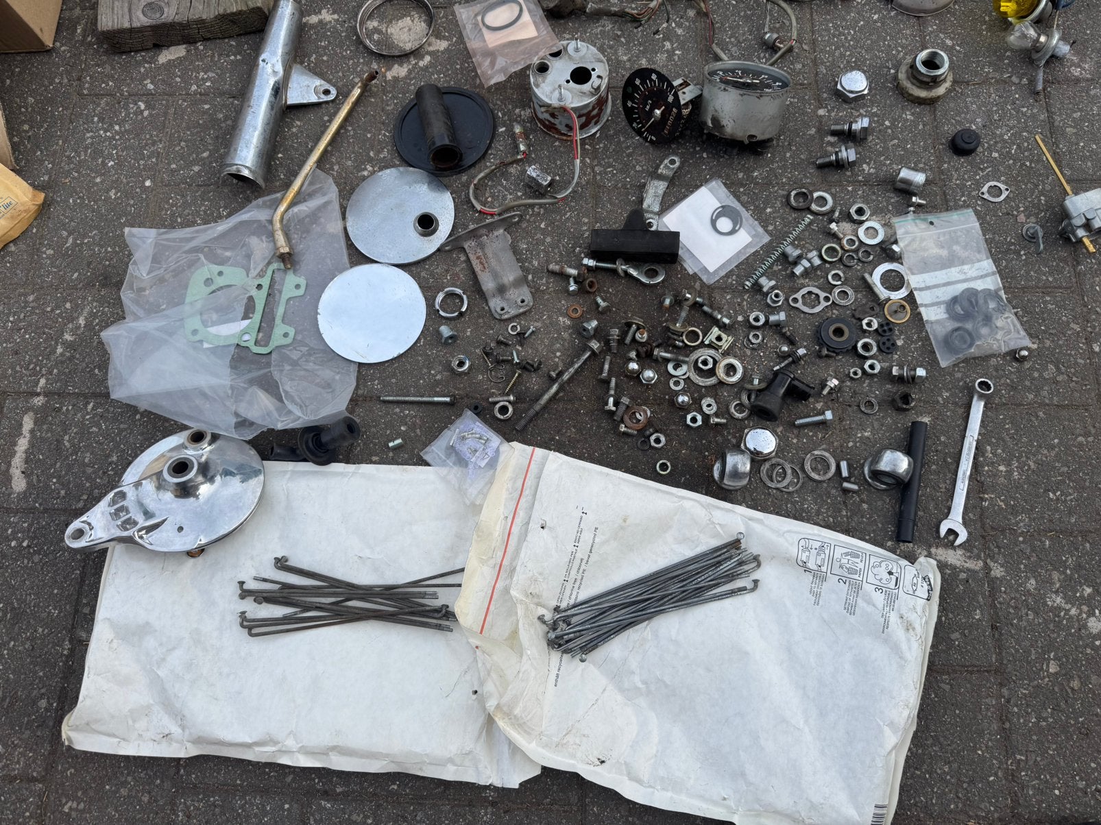 Lot honda ss50, Fietsen en Brommers, Brommeronderdelen | Oldtimers, Ophalen