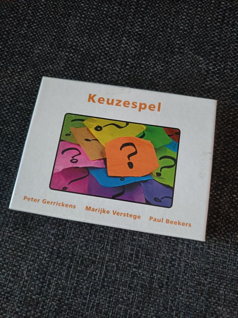 Keuzespel, Peter Gerrickens, Een of twee spelers, Ophalen of Verzenden, Zo goed als nieuw, Peter Gerrickens, Marijke Verstege, Paul Beekers