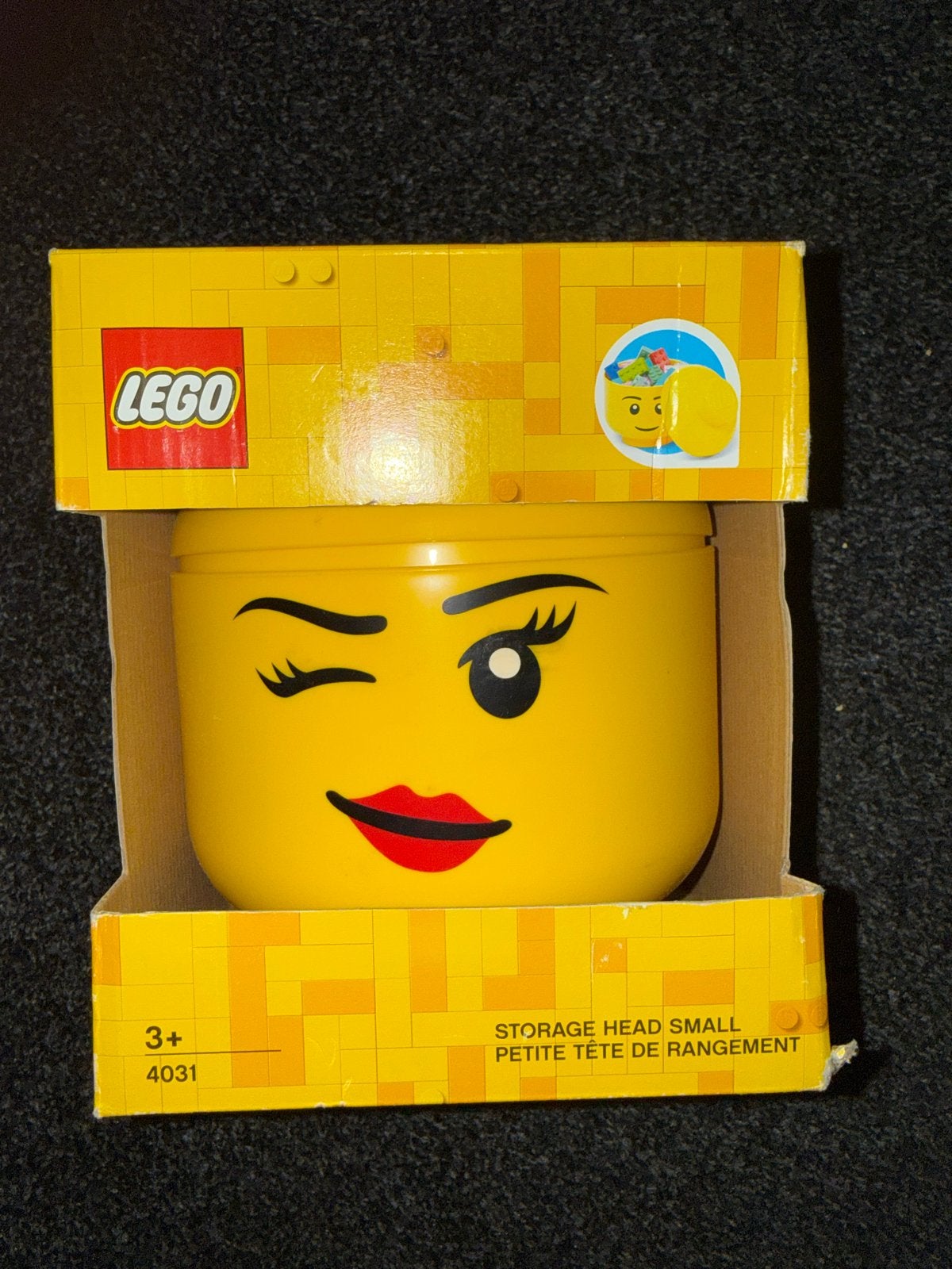 Lego Opberg Hoofd - Klein (Wink) - 4031, Verzenden, Nieuw, Overige typen, Lego