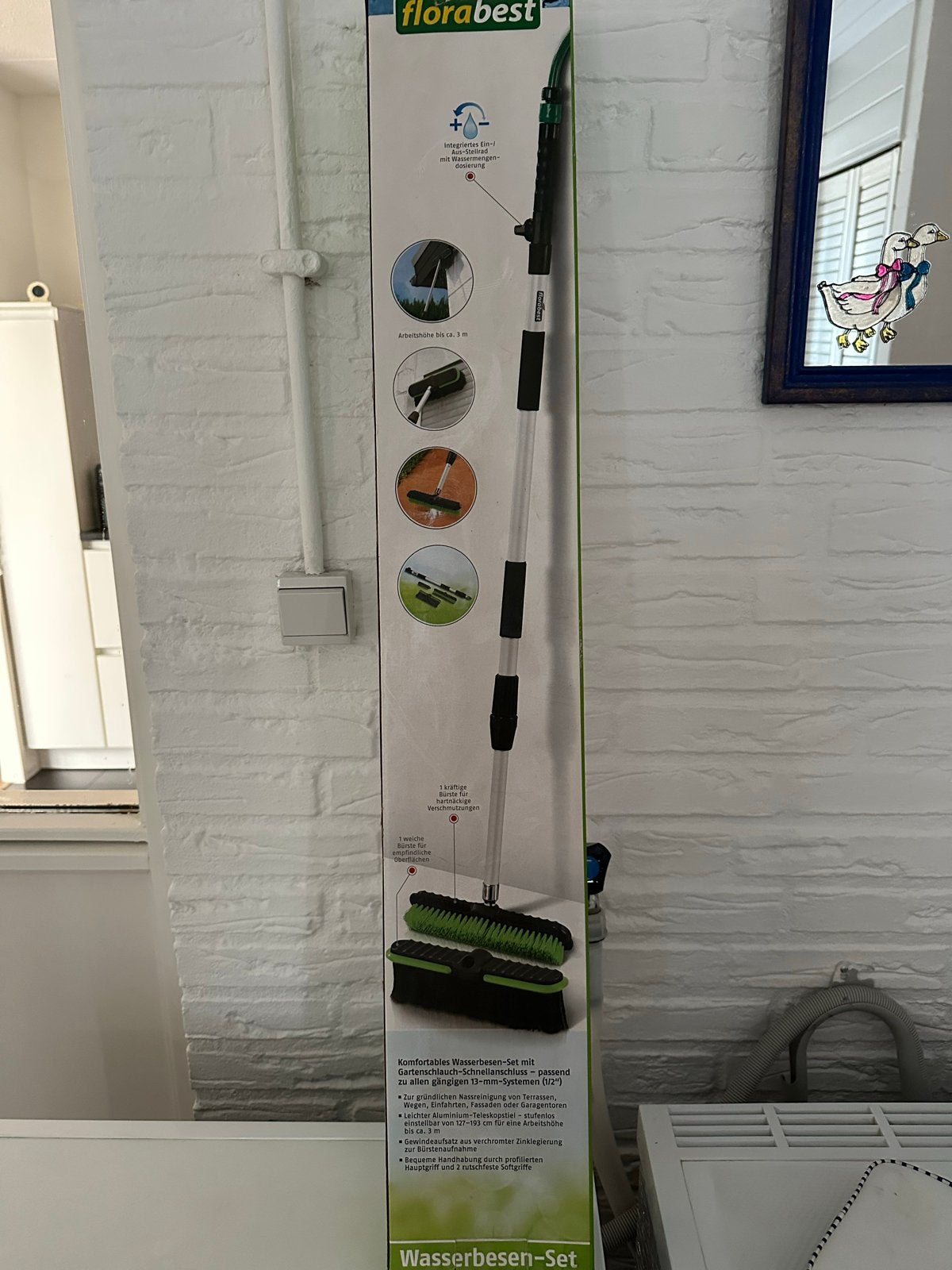 Florabest Waterbezem-Set - Nieuw in doos, Ophalen of Verzenden, Nieuw