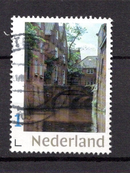 gestempelde zegel. persoonlijke: uit velletje van 3., Ophalen of Verzenden, Na 1940, Gestempeld