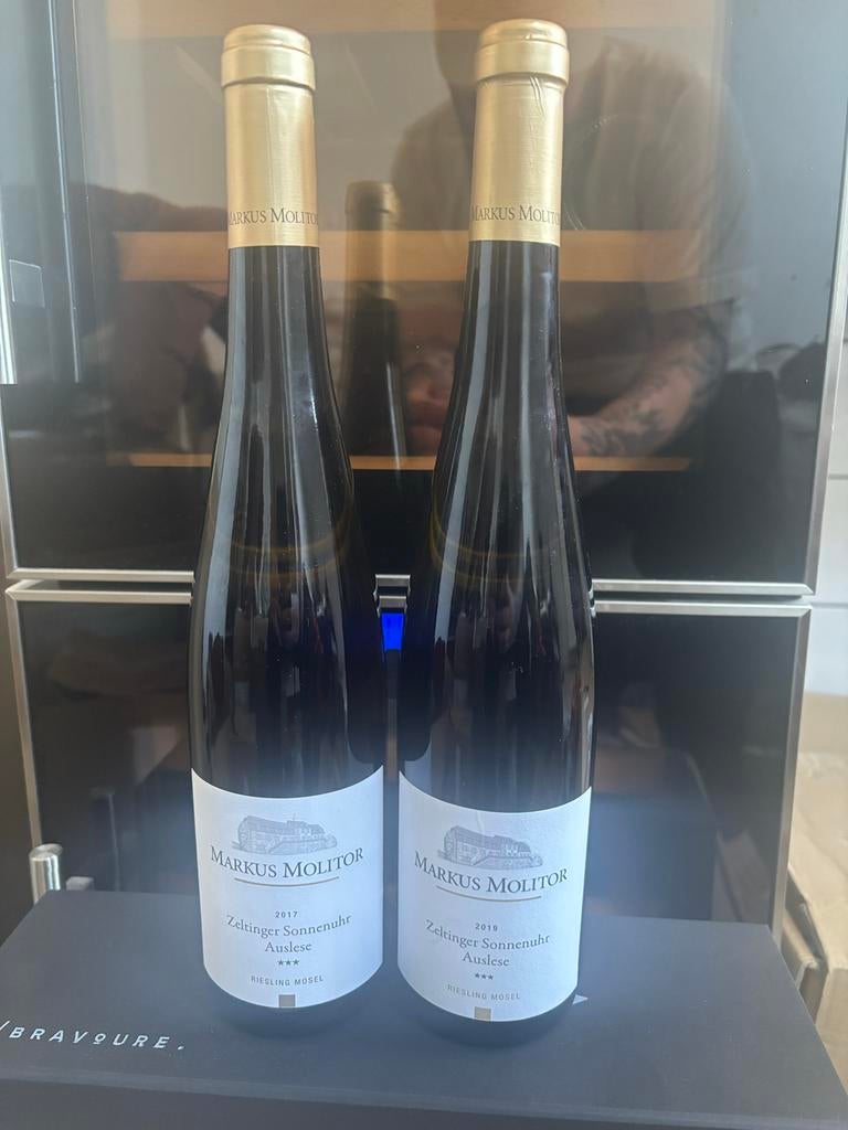 Markus Molitor Zeltinger Sonnenuhr Auslese *** 2017 & 2019, Overige gebieden, Nieuw, Ophalen of Verzenden, Witte wijn