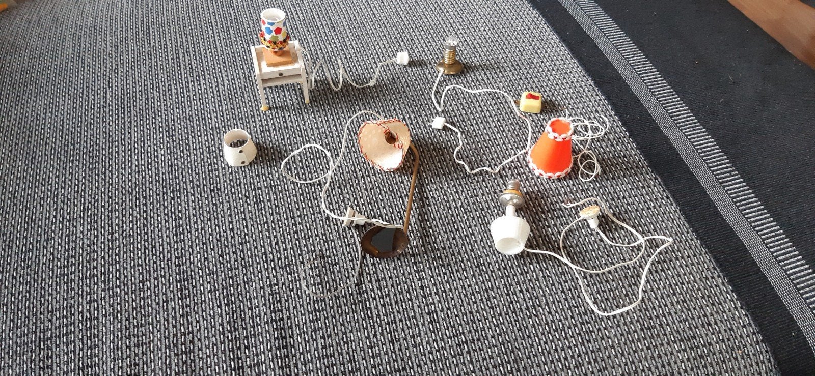 Poppenhuis lampjes, Verzenden, Gebruikt, Poppenhuis