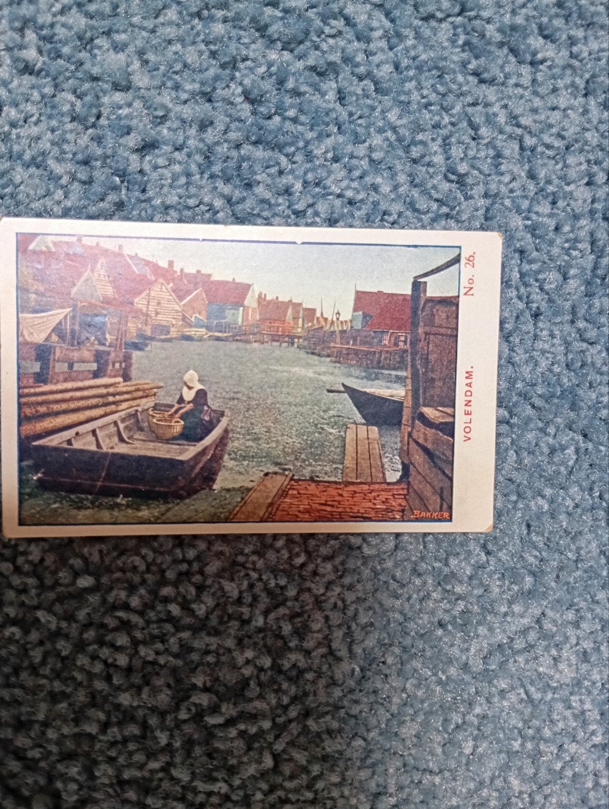 Vintage Volendam kaartje Honig Fabriek de Bijenkorf, Ophalen of Verzenden, Zo goed als nieuw, Overige typen