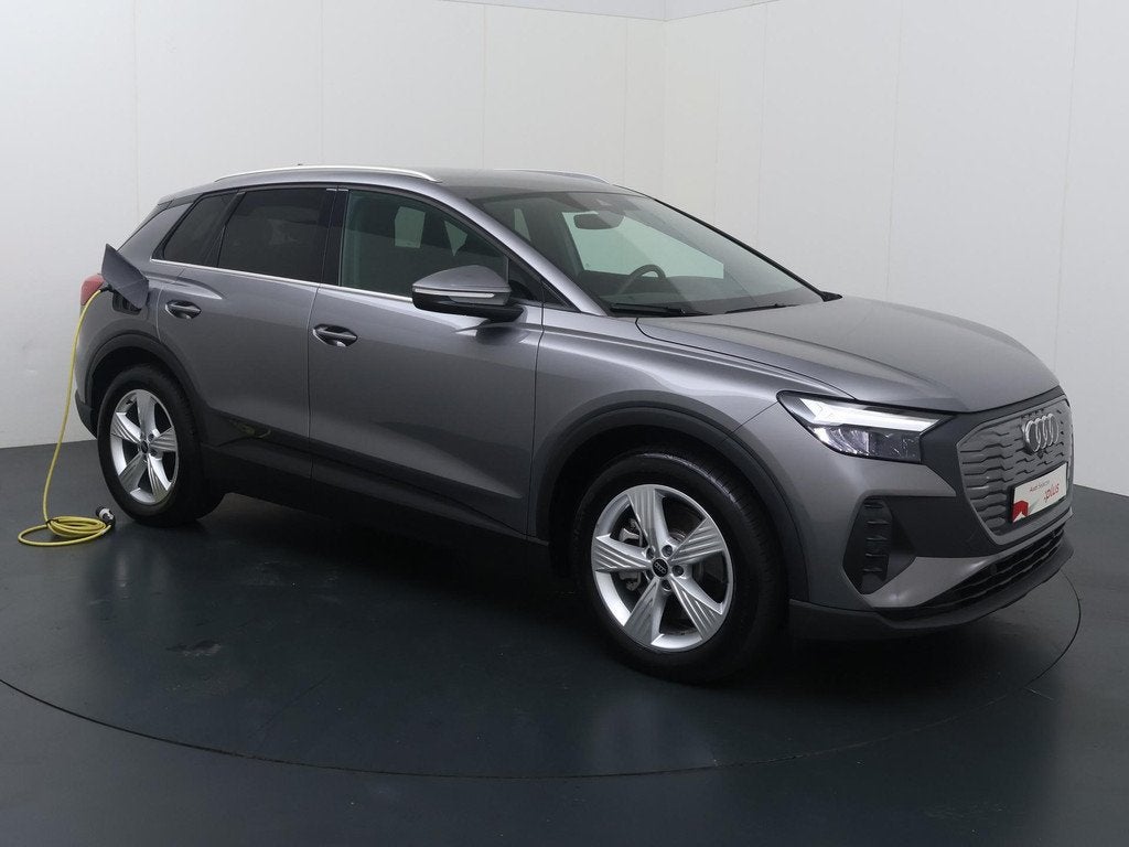 Audi Q4 e-tron 45 Edition 82 kWh | 286 PK | SoH 100% | Warmt, Auto's, Audi, Gebruikt, Zwart, 82 kWh, Met garantie (alle)