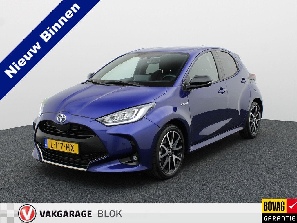 Toyota Yaris 1.5 Hybrid Executive | JBL | Keyless | Head Up, Auto's, Toyota, 12 maanden, 450 kg, Gebruikt, Blauw