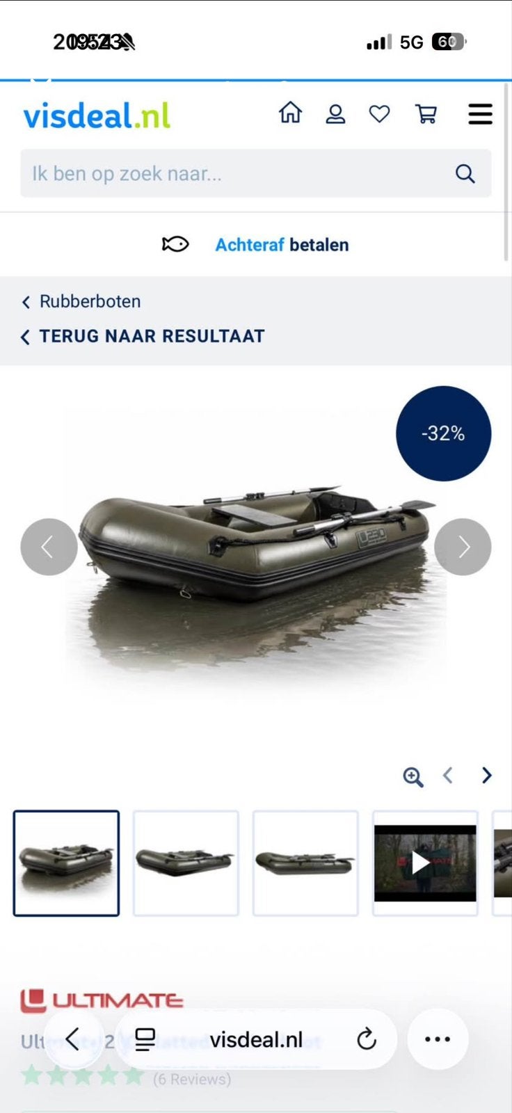 Ultimate Inflatable Boat U-230 - Rubberboot, Watersport en Boten, Ophalen of Verzenden