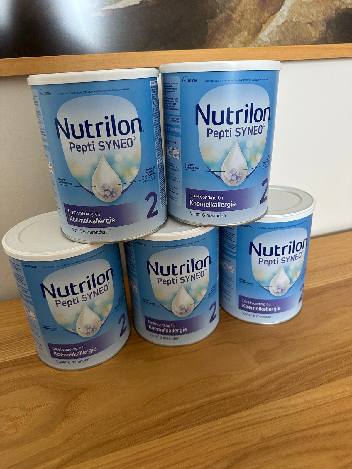 5x Nutrilon Pepti Syneo 2 babyvoeding - Ongeopend, Kinderen en Baby's, Babyvoeding en Toebehoren, Ophalen of Verzenden, Nieuw