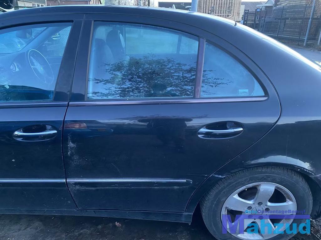 MERCEDES E-KLASSE W211 zwart Links achter deur portier 2002-, Auto-onderdelen, Gebruikt, Mercedes-Benz AG, Deur, Mercedes-Benz