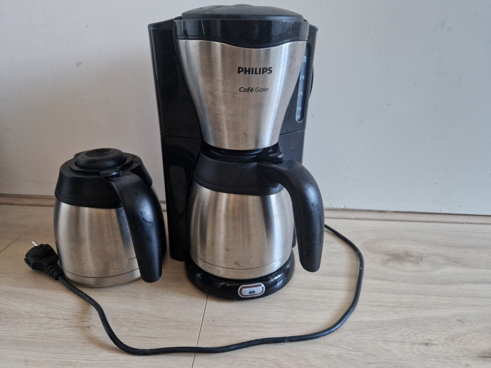 Philips Café Gaia Koffiezetapparaat extra Thermoskan, Gebruikt, Koffiemachine, Gemalen koffie, Ophalen of Verzenden
