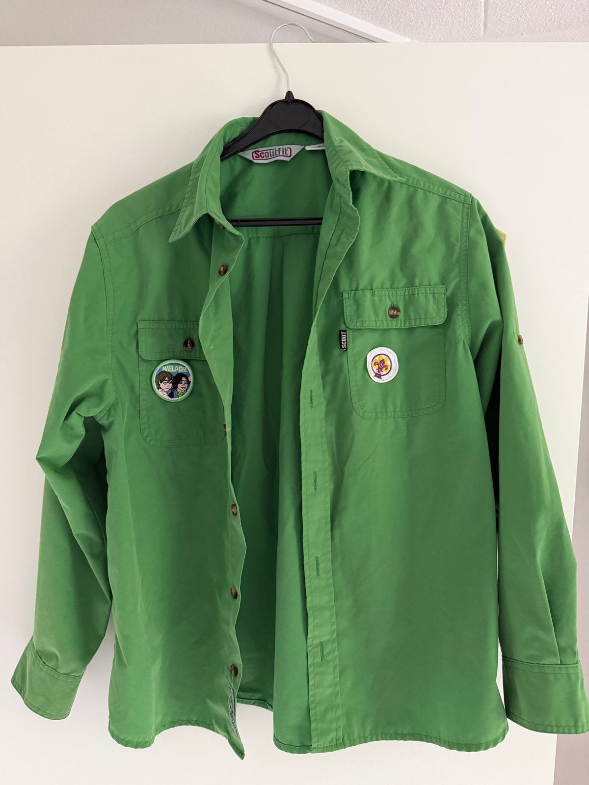 Scoutingblouse maat 158 - Zonder emblemen, Kinderen en Baby's, Ophalen, Gebruikt, Jongen of Meisje, Overhemd of Blouse