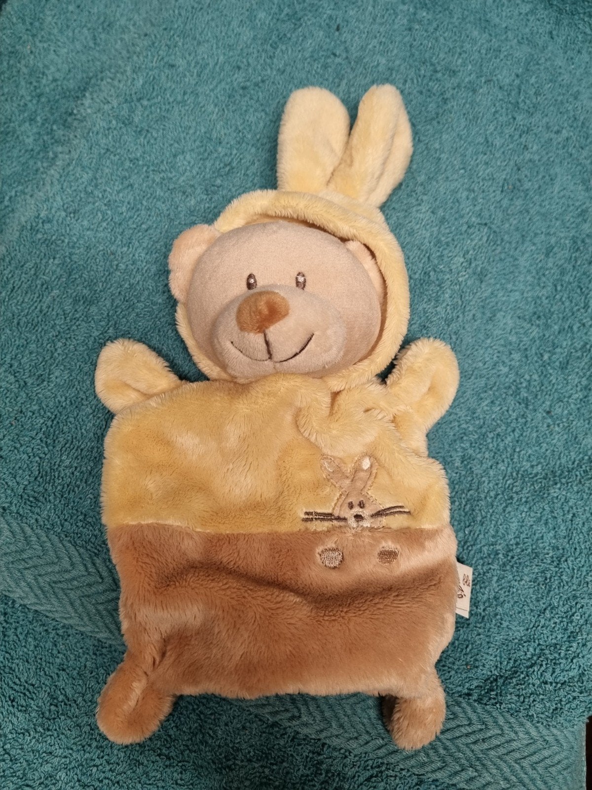 Grain de ble knuffel doekje beer nr 39, Kinderen en Baby's, Ophalen of Verzenden, Zo goed als nieuw, Beer