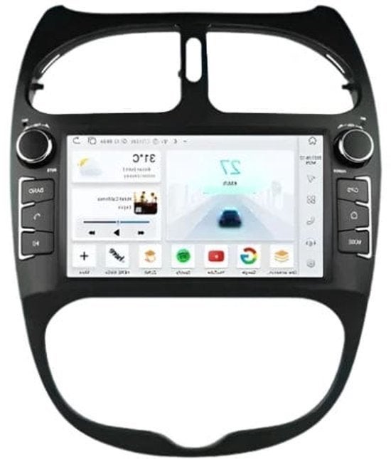 Auto Multimedia Speler - Voor PEUGEOT 206 206CC 206SW - 3GB3, Corvance B.V., Verzenden, Nieuw, Corvancebol@gmail.com