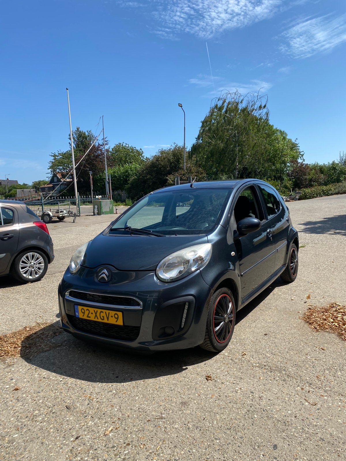 Citroën C1 1.0i 68PK 5D 2012 Grijs, Auto's, Voorwielaandrijving, Stof, 4 stoelen, C1