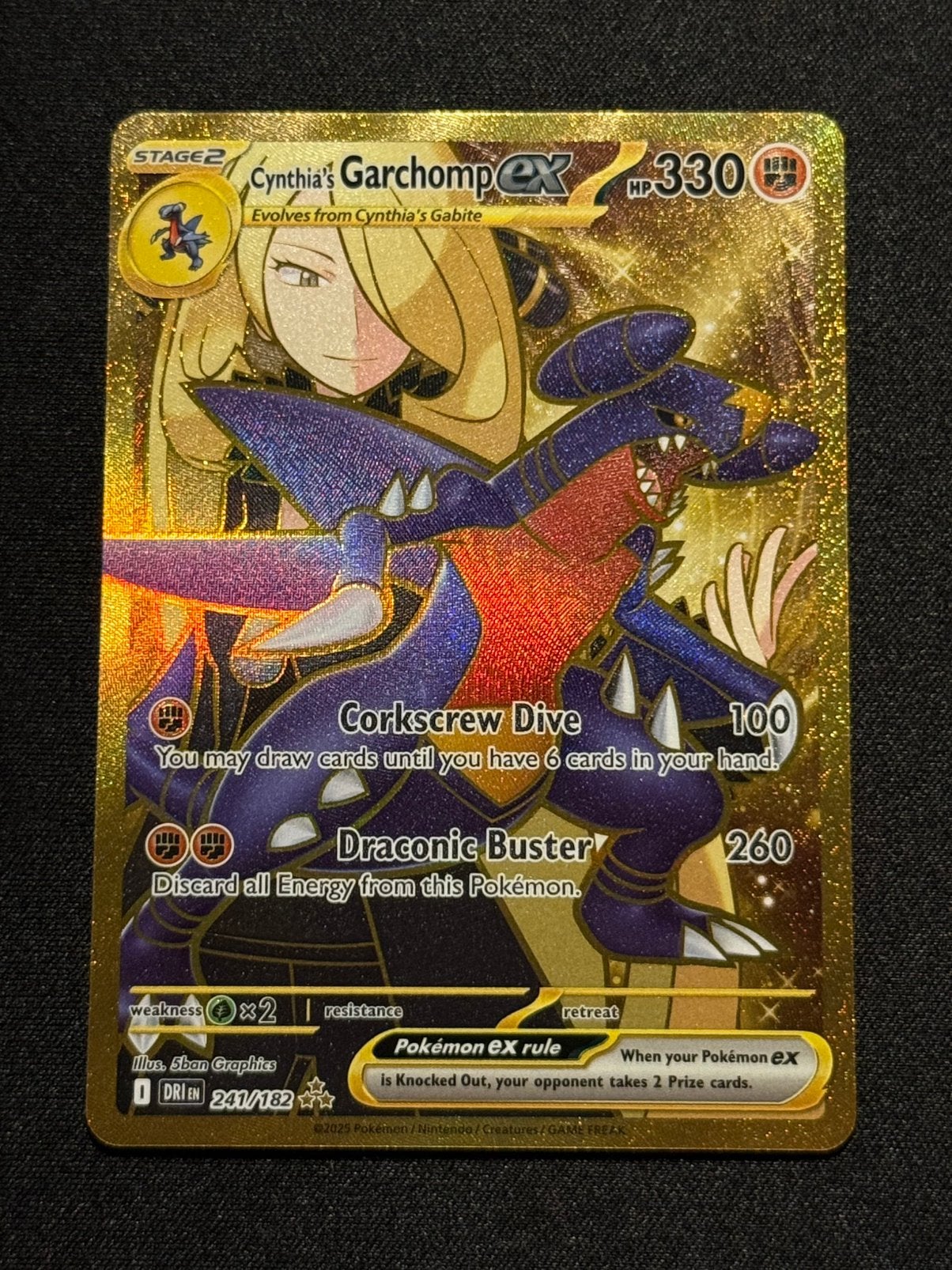 Garchomp EX 241, Ophalen of Verzenden, Zo goed als nieuw, Losse kaart