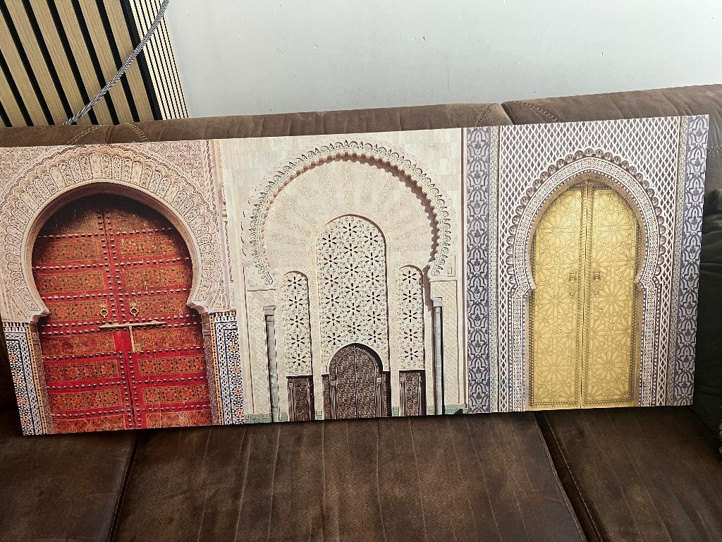 Leuke Arabische schilderij, Ophalen