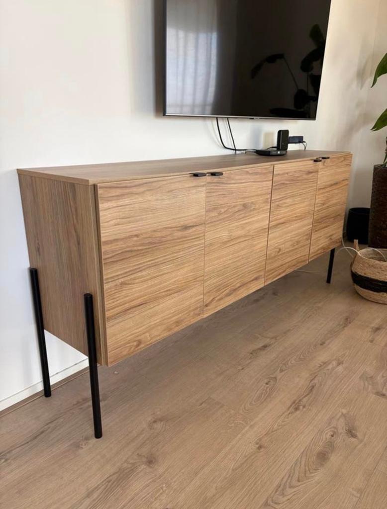 Tafel en kast; in goede staat, Huis en Inrichting, Kasten | Dressoirs, Ophalen, Zo goed als nieuw, 25 tot 50 cm