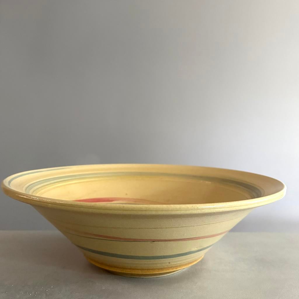 Vintage handgemaakte schaal, Potterie Hans Wagner (Utrecht), Ophalen of Verzenden