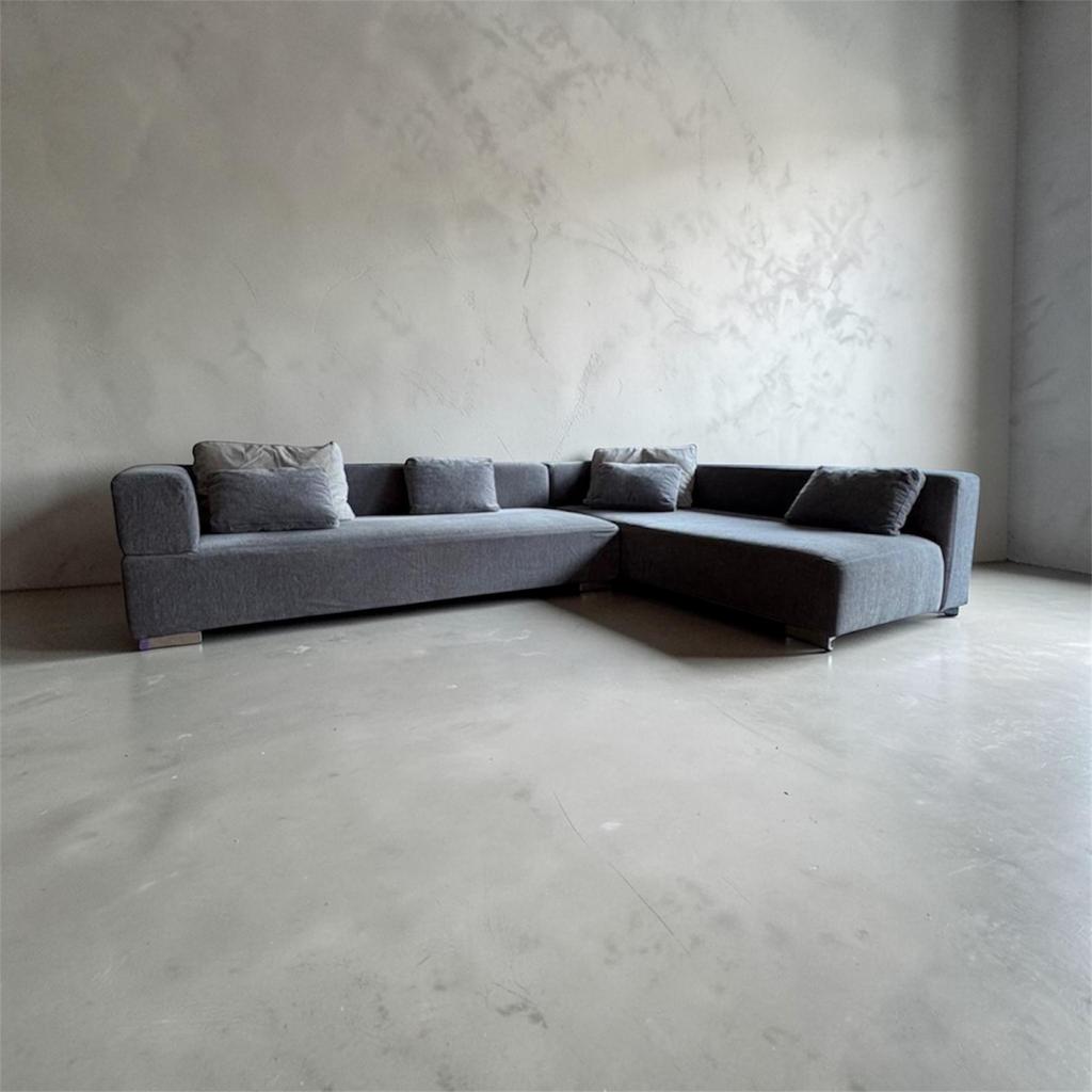 Design bankstel Brühl, afneembare hoezen, 220x220, Huis en Inrichting, Ophalen, Gebruikt, 100 tot 125 cm, Hoekbank