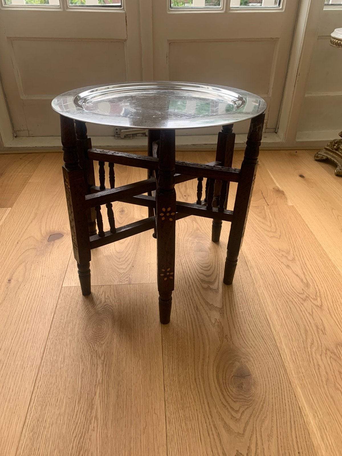 Thee tafel, Marrokaans, Tunesisch, Ophalen of Verzenden, Zo goed als nieuw, Rechthoekig, Minder dan 55 cm