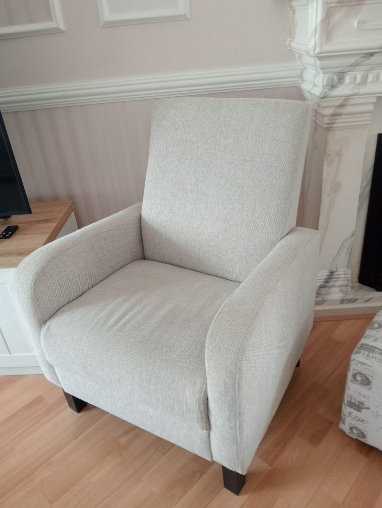 Relax sofa met voetbankje, Ophalen, Zo goed als nieuw, Stof