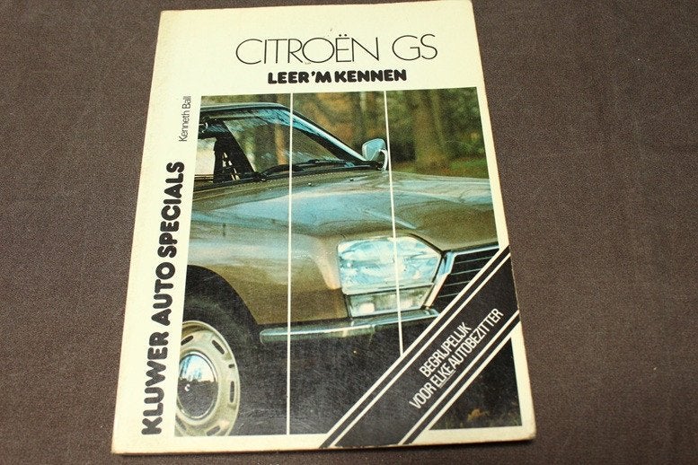 Citroën GS leer 'm kennen Kluwer auto specials GS t/m 1977, Auto diversen, Ophalen of Verzenden