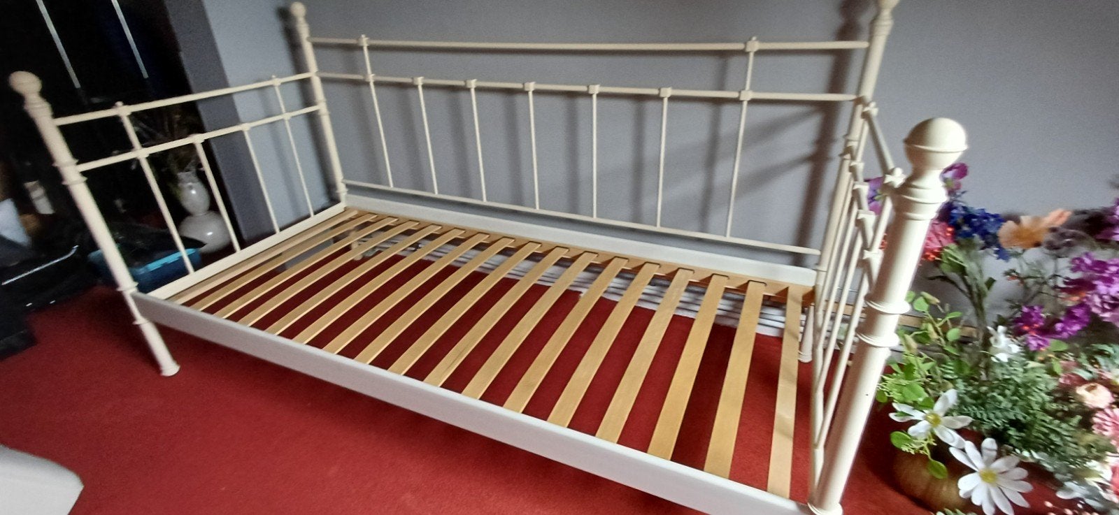 Bed, 1-persoons (Prinsessenbed)- 90 x 200 cm, Ophalen, Gebruikt, 90 cm, Eenpersoons