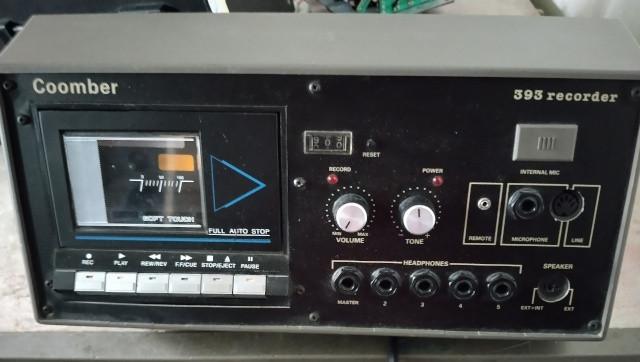 Coomber 393 cassetterecorder, Audio, Tv en Foto, Cassettedecks, Ophalen of Verzenden, Enkel, Overige merken