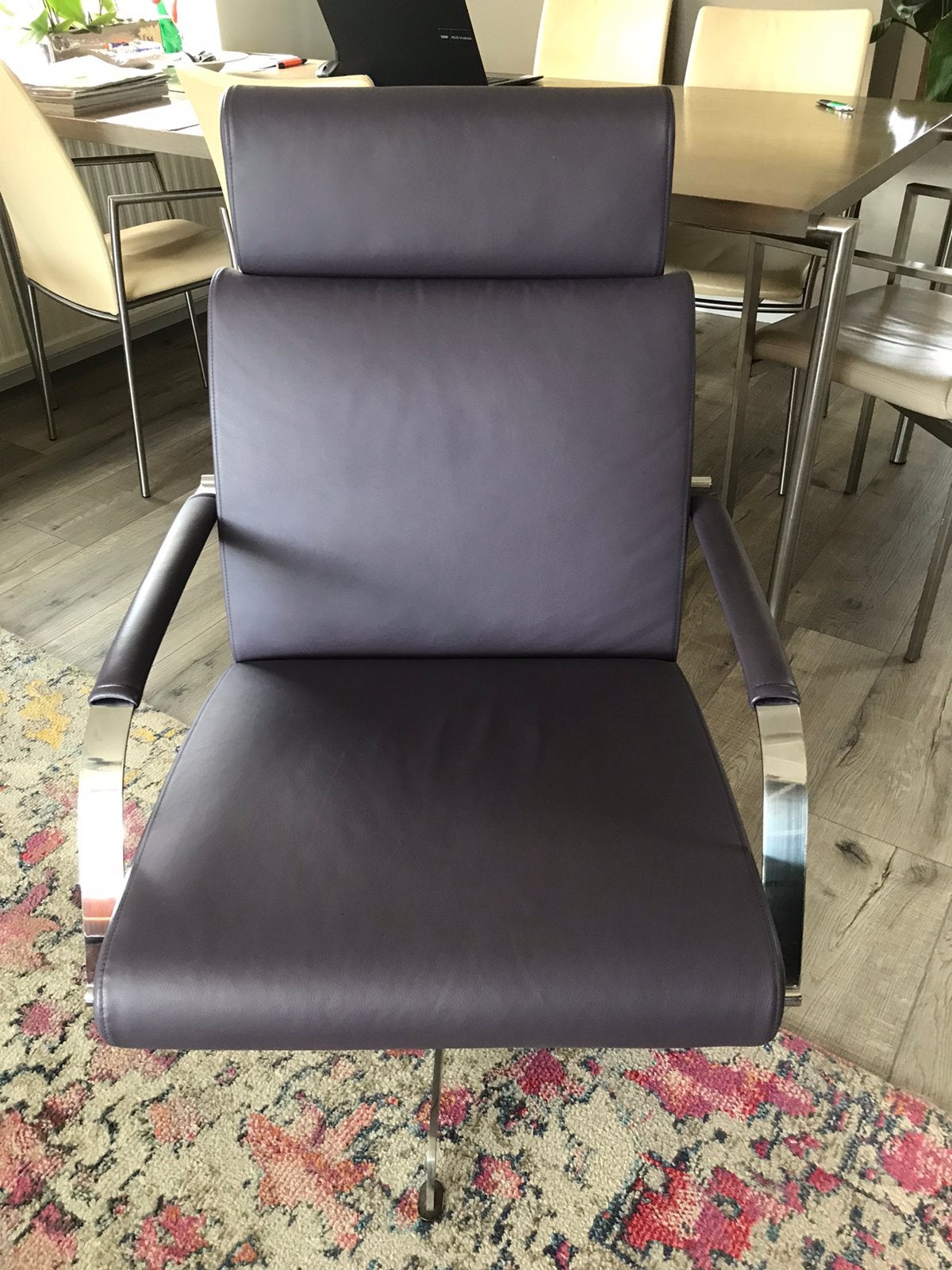 Prachtige Harvink fauteuil plus voetenbank, 75 tot 100 cm, Zo goed als nieuw, Tijdloos, 50 tot 75 cm