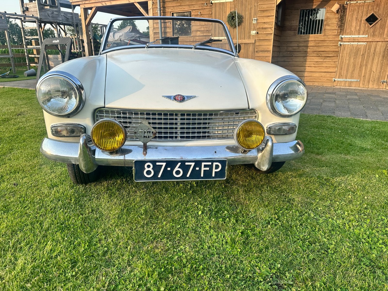 Austin Sprite 1968 orig. nederlandse auto, Auto's, 65 pk, Achterwielaandrijving, Zwart, Wit