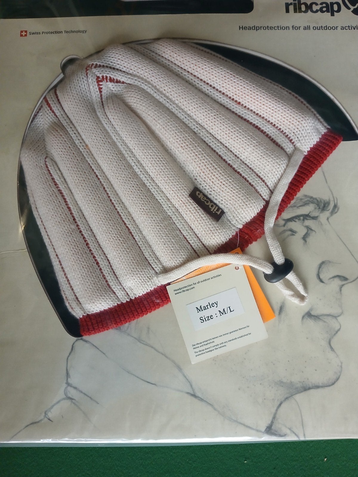 Ribcap Marley hoofdbescherming muts, Ophalen of Verzenden, Nieuw