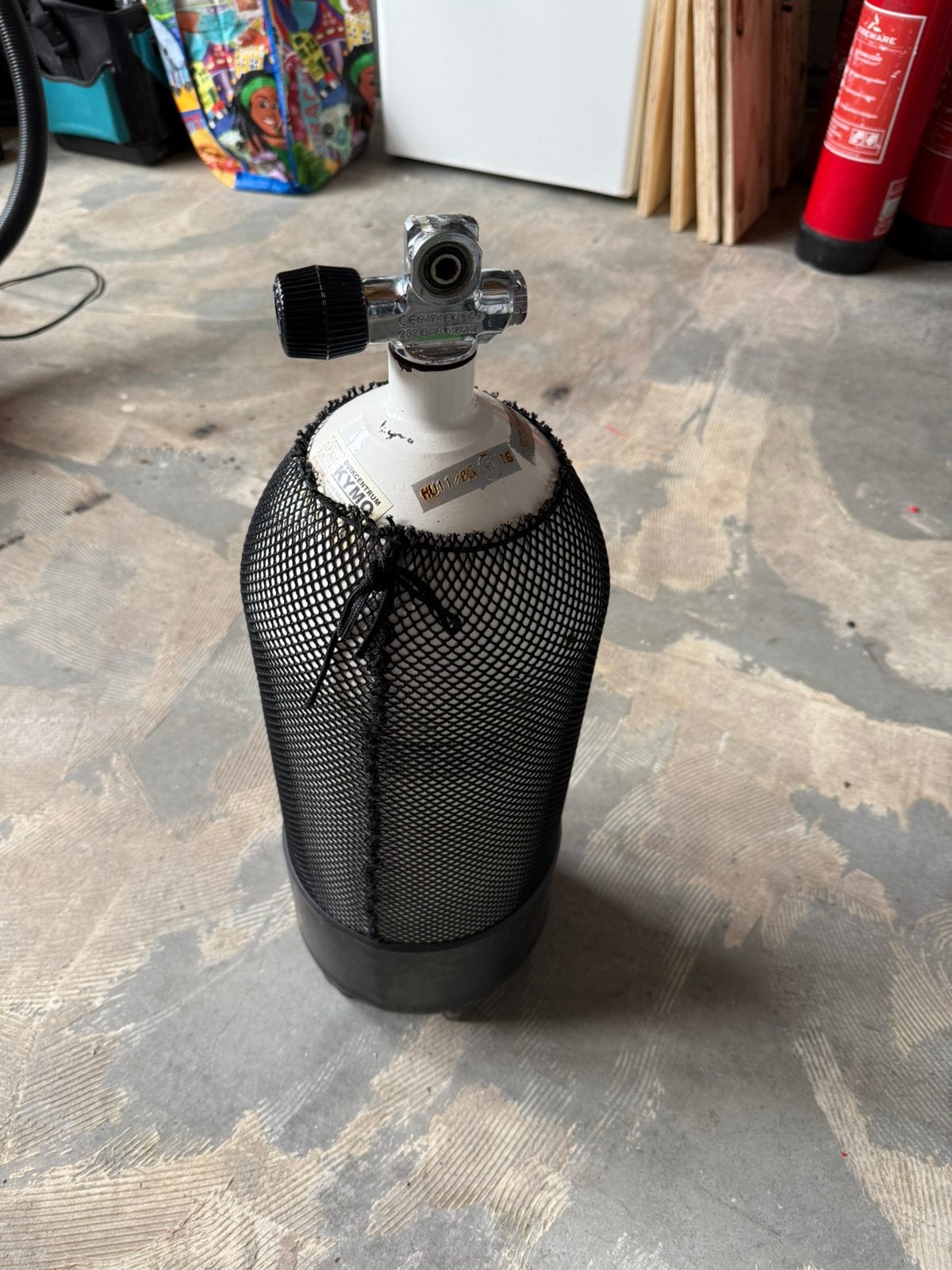 Duikfles 12 liter kort, Ophalen of Verzenden, Gebruikt, Duikfles