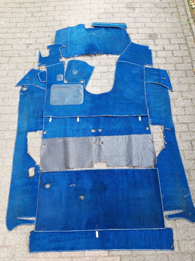 Originele blauwe mattenset/ tapijtset voor Citroën DS Pallas, Auto-onderdelen, Ophalen, Gebruikt, Citroën