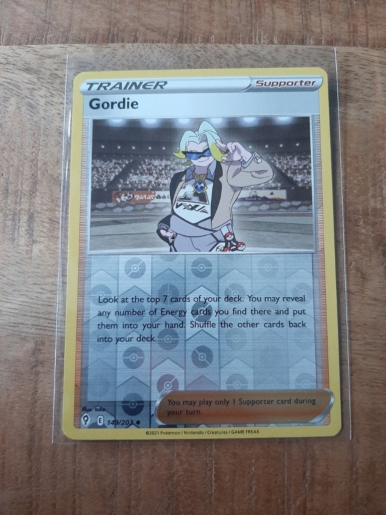 Gordie #149, Reverse Holo, Pokemon Evolving Skies, Ophalen of Verzenden, Nieuw, Losse kaart