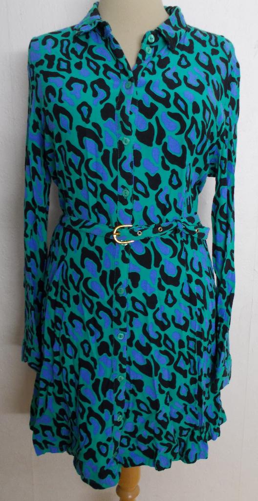 Leuke animal print jurk/tuniek van Fabienne Chapot! L, Kleding | Dames, Jurken, Verzenden, Maat 42/44 (L), Zo goed als nieuw, Boven de knie